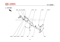 2020比亚迪汉EV电路图 2 右前门线束