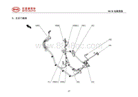 2020比亚迪汉DMi电路图 3 左后门线束