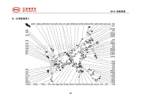 2020比亚迪汉EV电路图 8 仪表板线束I