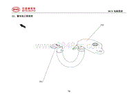 2020比亚迪汉EV电路图 12 蓄电池正极线束