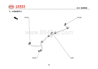 2020比亚迪汉EV电路图 9 仪表板线束II