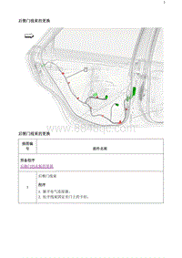 2020阅朗 后侧门线束的更换