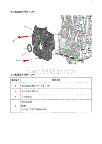 2020阅朗 发动机前盖的拆卸（LI6）