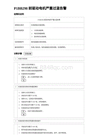 2023比亚迪汉EV诊断 P1BB298 前驱动电机严重过温告警