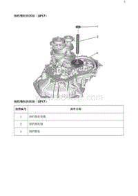 2020阅朗 倒档惰轮的拆卸（5P17）