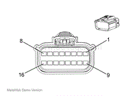 2020阅朗电路图 X908车身线束至后蒙皮线束2