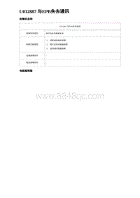 2023唐DM-i诊断 U012887 与EPB失去通讯