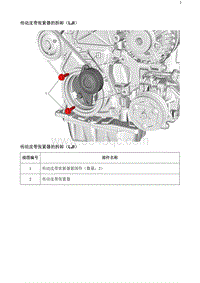 2020阅朗 传动皮带张紧器的拆卸（LJI）