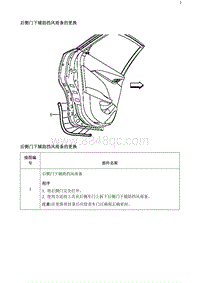 2020阅朗 后侧门下辅助挡风雨条的更换