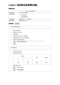 2023唐DM-i诊断 U300317 电池软过压故障 四驱 