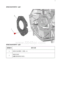 2020阅朗 曲轴后油封的拆卸（LJI）