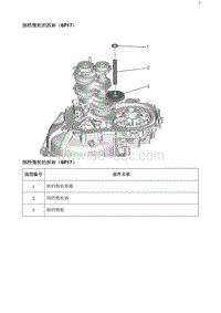 2020阅朗 倒档惰轮的拆卸（6P17）