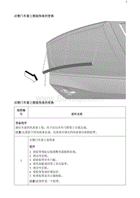 2020阅朗 后侧门车窗上侧装饰条的更换