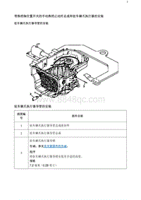 2020阅朗 带换档轴位置开关的手动换档止动杆总成和驻车棘爪执行器的安装