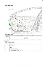 2020阅朗 前侧门线束的更换