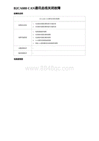 2023唐DM-i诊断 B2CA088 CAN通讯总线关闭故障