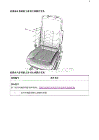 2020阅朗 前排座椅靠背板支撑钢丝弹簧的更换