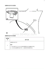 2020阅朗 前侧转向信号灯的更换