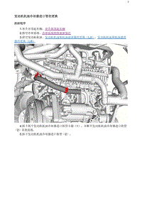 2020阅朗 发动机机油冷却器进口管的更换