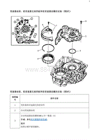 2020阅朗 变速器油泵 前差速器支座挡板和前差速器齿圈的安装（第3代）