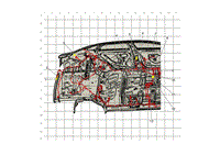 2021别克英朗电路图 12 车身线束布线-乘客舱左侧