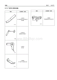 2006别克GL8陆尊 8.10.7 专用工具和设备