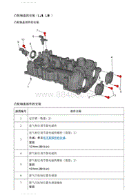 2021英朗 凸轮轴盖的安装