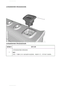 2021英朗 后排座椅靠背锁闩释放按钮的更换