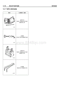 2005别克GL8陆尊 9.2.7 专用工具和设备
