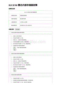 2023海豹DM-i诊断 B2CB700 雷达内部存储器故障