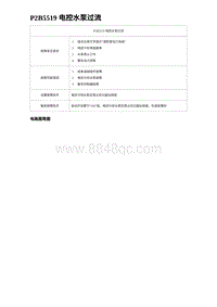 2023海豹DM-i诊断 P2B5519 电控水泵过流