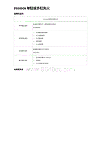 2023海豹DM-i诊断 P030000 单缸或多缸失火