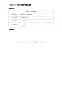 2023海豹DM-i诊断 P2B6313 过冷保护阀开路