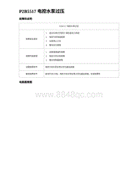 2023海豹DM-i诊断 P2B5517 电控水泵过压