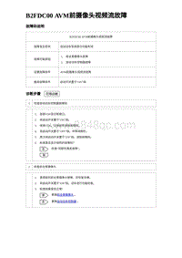 2023海豹DM-i诊断 B2FDC00 AVM前摄像头视频流故障