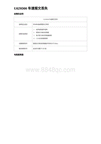 2023海豹DM-i诊断 U029D00 车速报文丢失