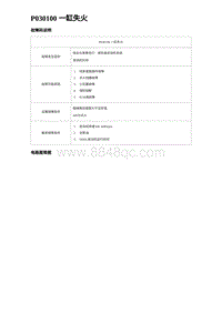 2023海豹DM-i诊断 P030100 一缸失火