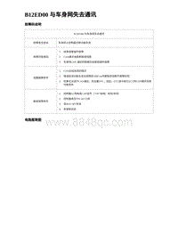 2023海豹DM-i诊断 B12ED00 与车身网失去通讯