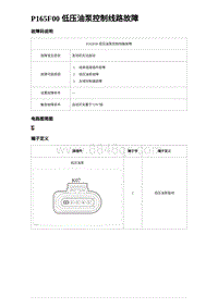 2023海豹DM-i诊断 P165F00 低压油泵控制线路故障