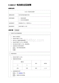2023海豹DM-i诊断 U300317 电池软过压故障