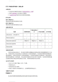 2020英朗 故障码 DTC P0628或P0629