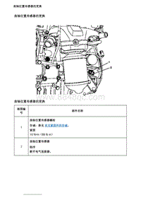 2020英朗 维修指南 曲轴位置传感器的更换