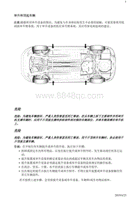 2018别克阅朗 举升和顶起车辆