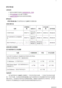 2018别克阅朗 1.3L 1.4L 1.5L发动机 DTC P0105