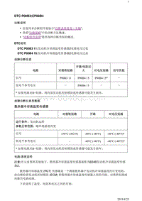 2018别克阅朗 1.3L 1.4L 1.5L发动机 DTC P00B3或P00B4