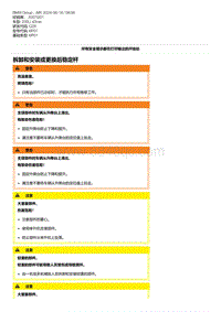 G28底盘 1-拆卸和安装或更换后稳定杆