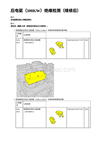 后电驱（300KW）绝缘检测（维修后）