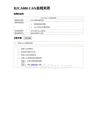 2024比亚迪海豹诊断 B2CA088 CAN总线关闭