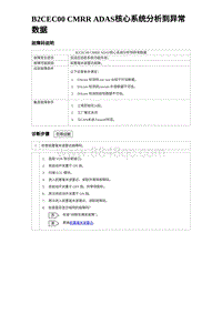 2024比亚迪海豹诊断 B2CEC00 CMRR ADAS核心系统分析到异常数据-3R1V