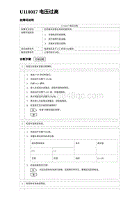 2024比亚迪海豹诊断 U110017 电压过高